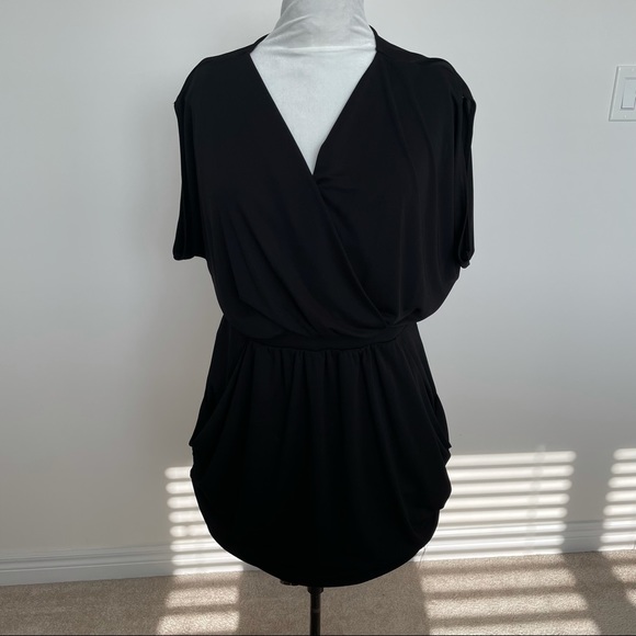 Rachel Roy XXL defined waist V neck with clip - Picture 3 of 9